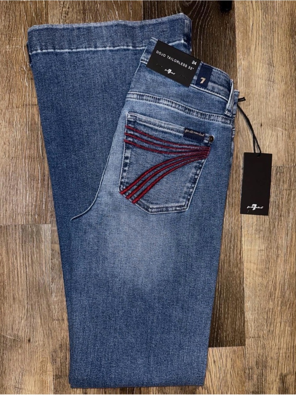 NWT 7 For All Mankind Tailorless Dojo Jeans 7FAMK